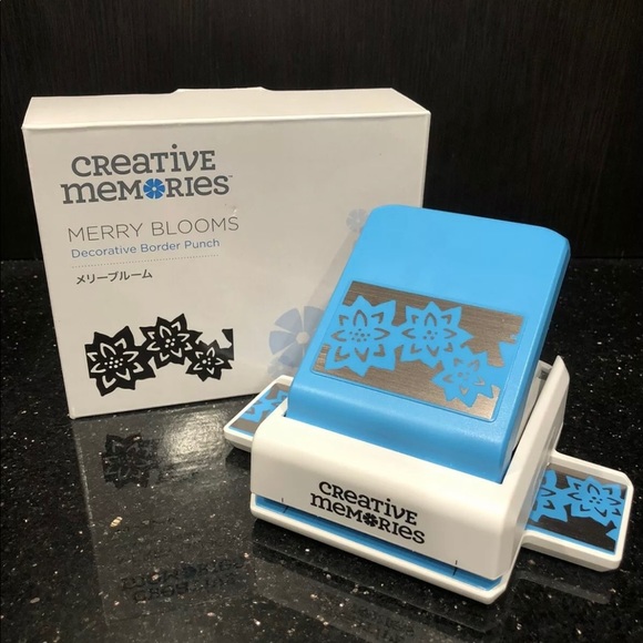 Creative Memories Merry Blooms Poinsettia Standalone Decorative Border Punch NEW - Picture 1 of 9